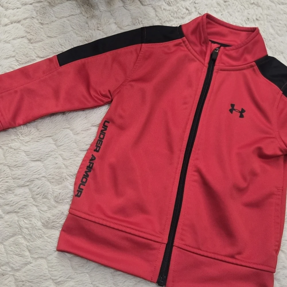Under Armour Red Zip-Up Jacket, Boys Size 2T